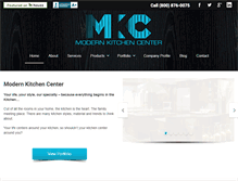 Tablet Screenshot of modernkitchen.com